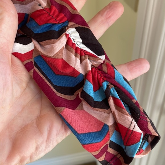 ANNE KLEIN GEOMETRIC PRINT BLOUSE SIZE S EXCELLENT CONDITION! - Picture 5 of 10